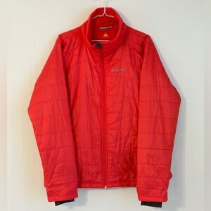 Columbia Men's Omni-heat Red Performance Quilted Puffer Jacket